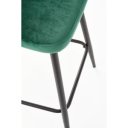 BREEZE modern bárszék – zöld / fekete