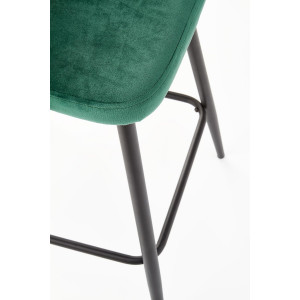 BREEZE modern bárszék – zöld / fekete