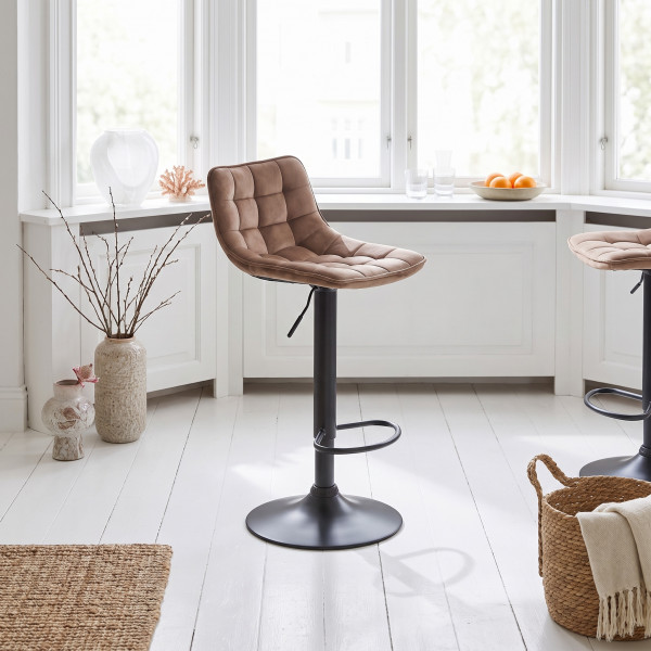 VIBE modern bárszék – bézs / fekete