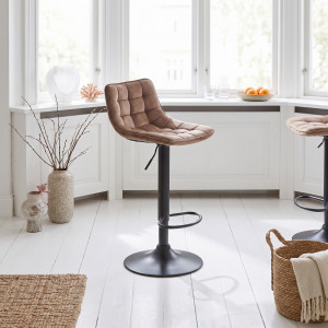 VIBE modern bárszék – bézs / fekete HALMAR