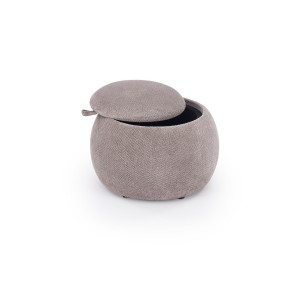 POPPY modern tárolós puff – szürke
