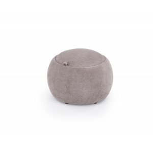 POPPY modern tárolós puff – szürke HALMAR