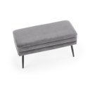 GLAM modern tárolós pad – szürke / fekete