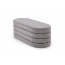 COVE modern tárolós pad – szürke