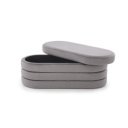 COVE modern tárolós pad – szürke