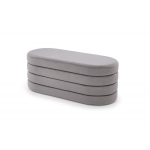 COVE modern tárolós pad – szürke