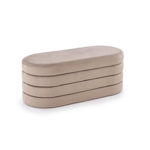 COVE modern tárolós pad – bézs