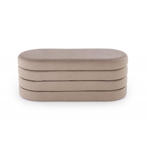 COVE modern tárolós pad – bézs