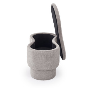 HUSH modern tárolós pad – szürke