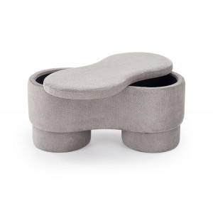 HUSH modern tárolós pad – szürke