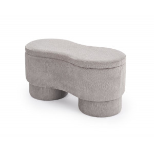HUSH modern tárolós pad – szürke