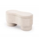 HUSH modern tárolós pad – bézs