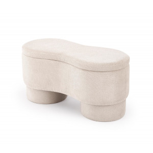 HUSH modern tárolós pad – bézs