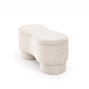 HUSH modern tárolós pad – bézs