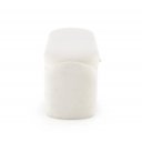 CLOUD modern tárolós bouclé pad – krém