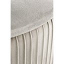 PEBBLE modern puff – világosszürke