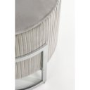 PEBBLE modern puff – világosszürke