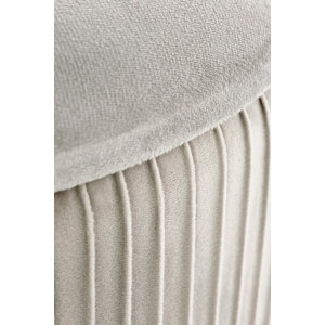 PEBBLE modern puff – világosszürke