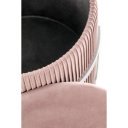PEBBLE modern puff – világos rózsaszín