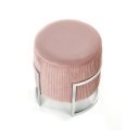 PEBBLE modern puff – világos rózsaszín