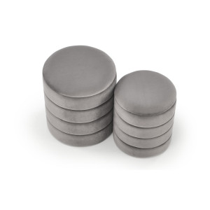 BOBBLE modern tárolós puff szett – szürke