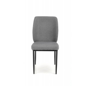ONYX modern bővíthető étkezőasztal 4 székkel – fekete / szürke