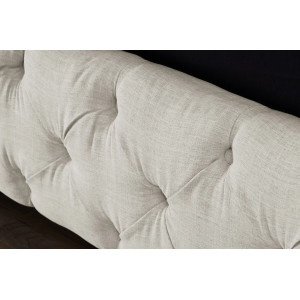 CHATEAU chesterfield franciaágy 180 × 200 cm – bézs