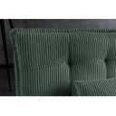 FOLD kordbársony kanapéágy 190 cm – zöld / fekete