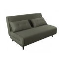FLIP kordbársony fotelágy 140 cm – zöld / fekete