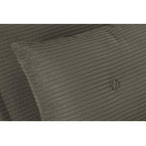 FLIP kordbársony fotelágy 140 cm – zöld / fekete