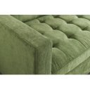 LOUNGE kordbársony sarokkanapé 220 cm – zöld