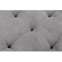 LOUNGE kordbársony sarokkanapé 220 cm – szürke
