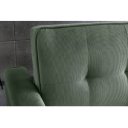 NAPPER kordbársony kanapéágy 180 cm – zöld