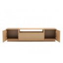 NORDEN modern TV-szekrény 160 cm – natúr tölgy / bézs