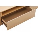 NORDEN modern TV-szekrény 160 cm – natúr tölgy / bézs
