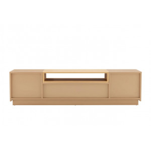 NORDEN modern TV-szekrény 160 cm – natúr tölgy / bézs