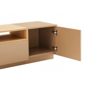NORDEN modern TV-szekrény 160 cm – natúr tölgy / bézs