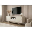 MARVELL modern TV-szekrény 150 cm – fehér márvány / fehér