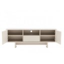 MARVELL modern TV-szekrény 150 cm – fehér márvány / fehér