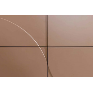 MARVELL modern fiókos komód 150 cm – natúr travertin