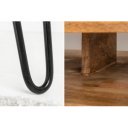 SCALA mangófa íróasztal 100 cm – natúr / fekete