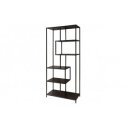 LINEA modern polc 185 cm – kőris / fekete