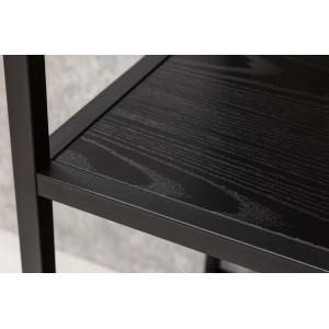 LINEA modern polc 185 cm – kőris / fekete
