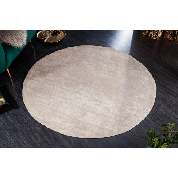 BLEND modern kerek szőnyeg 150 cm – bézs