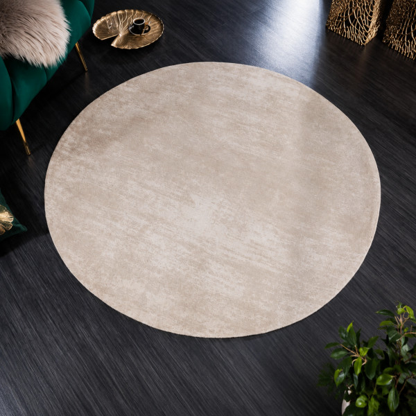 BLEND modern kerek szőnyeg 150 cm – bézs