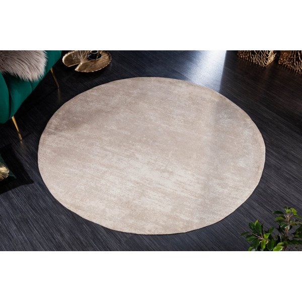 BLEND modern kerek szőnyeg 150 cm – bézs