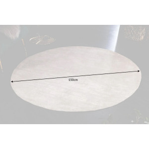 BLEND modern kerek szőnyeg 150 cm – bézs