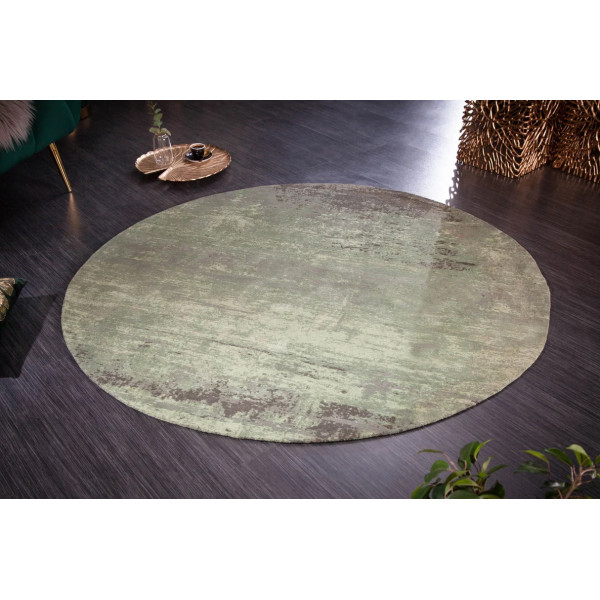 BLEND modern kerek szőnyeg 150 cm – zöld