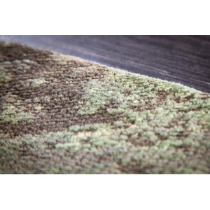 BLEND modern kerek szőnyeg 150 cm – zöld
