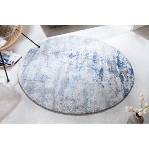 BLEND modern kerek szőnyeg 150 cm – kék